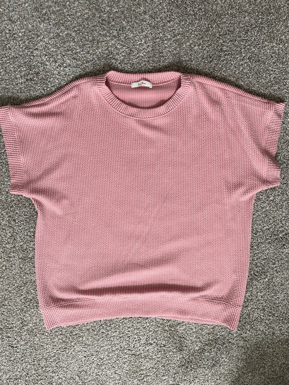 Pink Ribbed Top